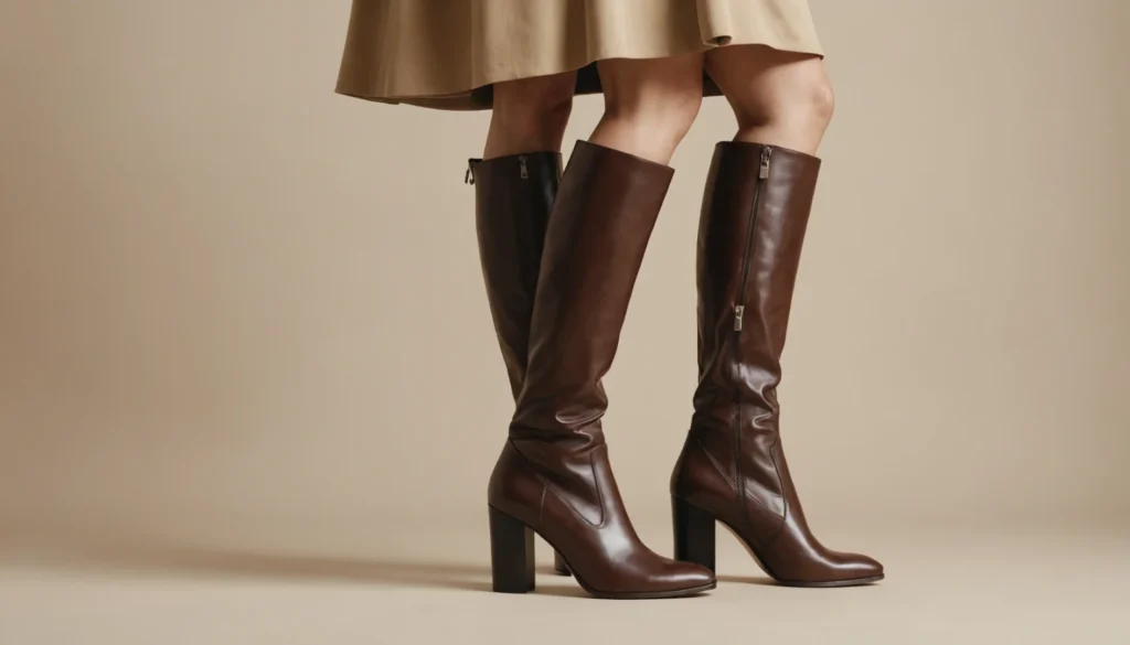 botte talon crepe