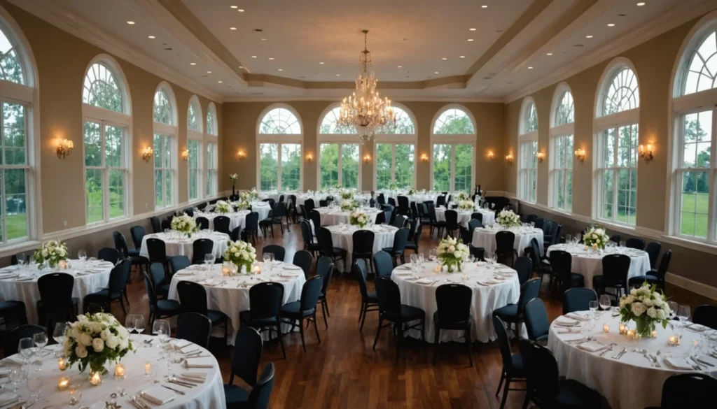 disposition table mariage pour 100 personnes