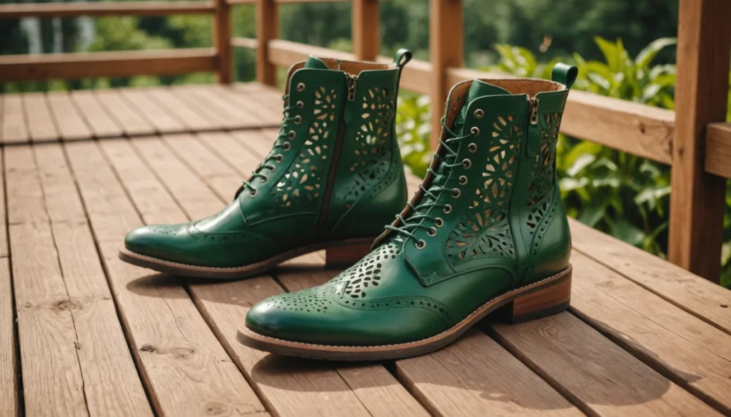 bottes ajourées